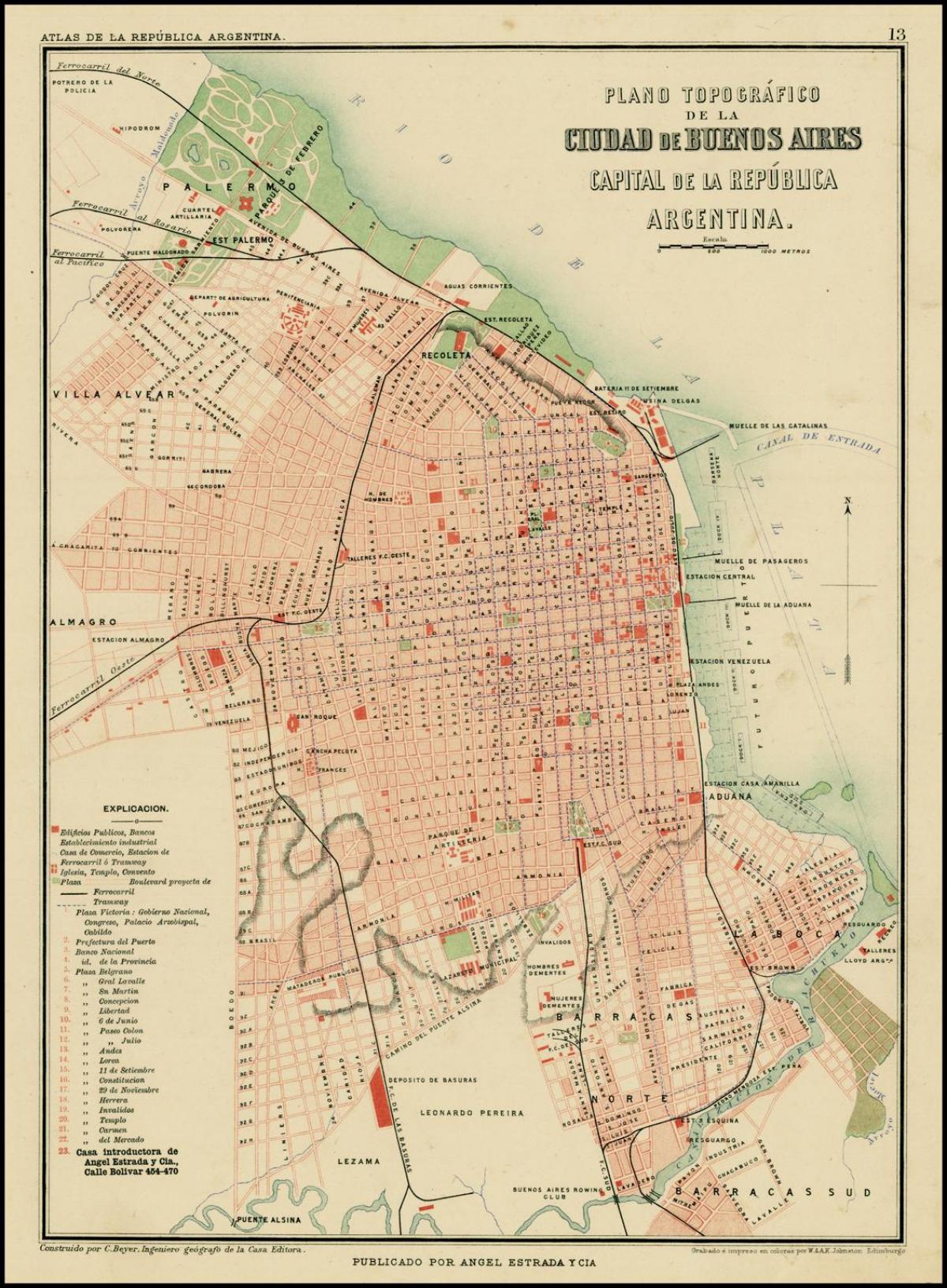 布宜诺斯艾利斯历史地图